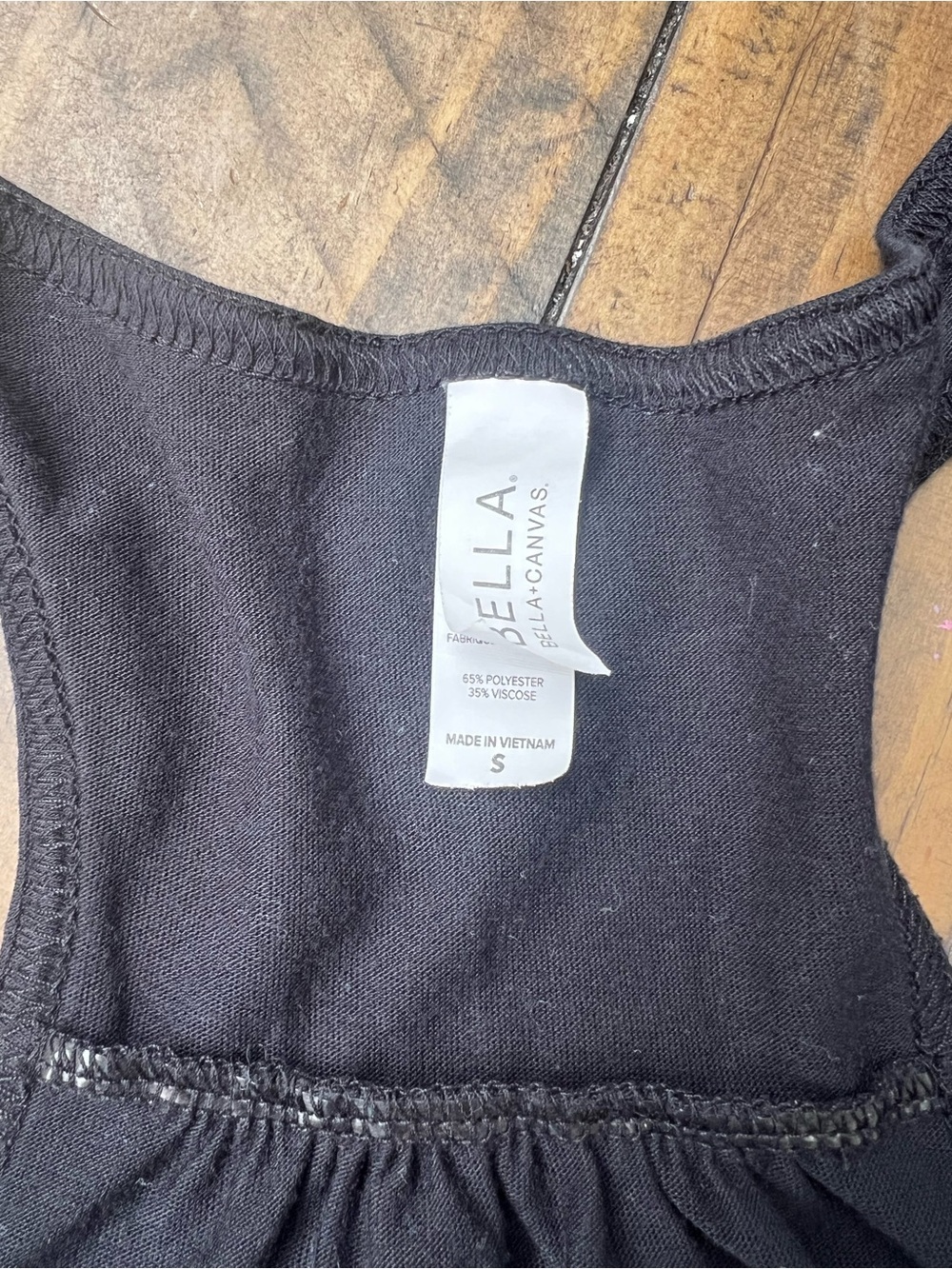 Luke Bryan Black Tank Top with Racerback Detail - Picture 3 of 3